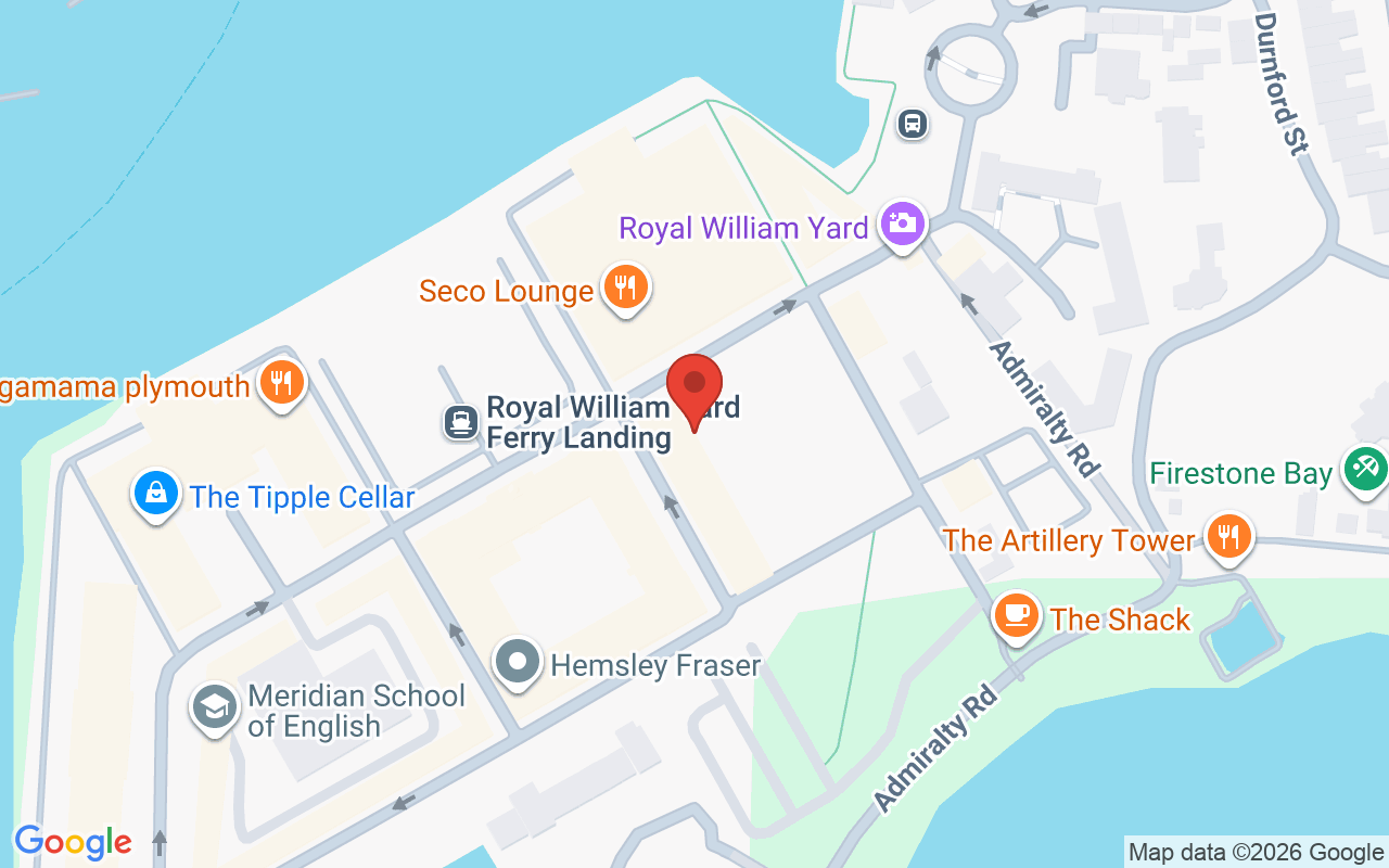 Map showing the location of YOKE THE SALON