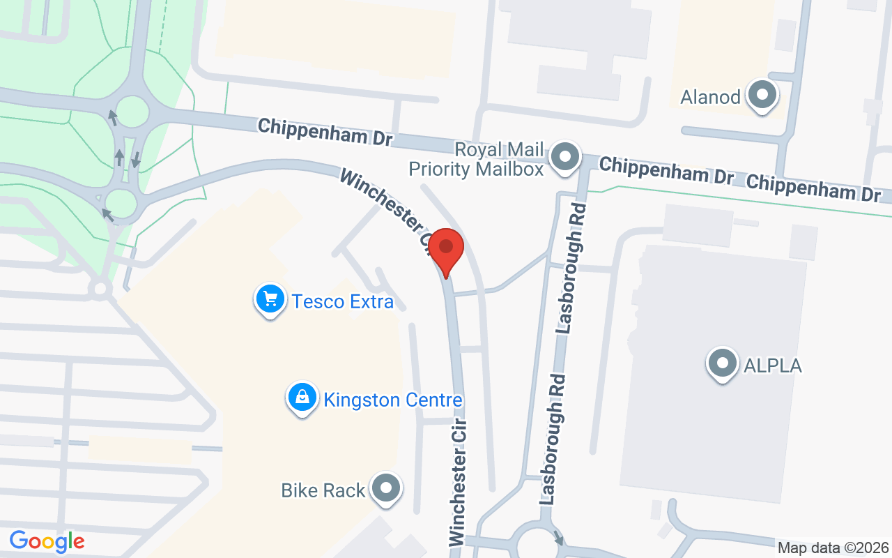Map showing the location of ZIGZAG Hair Studios, Kingston Centre