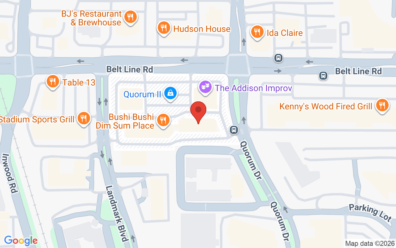 Map showing the location of Zoya Salon