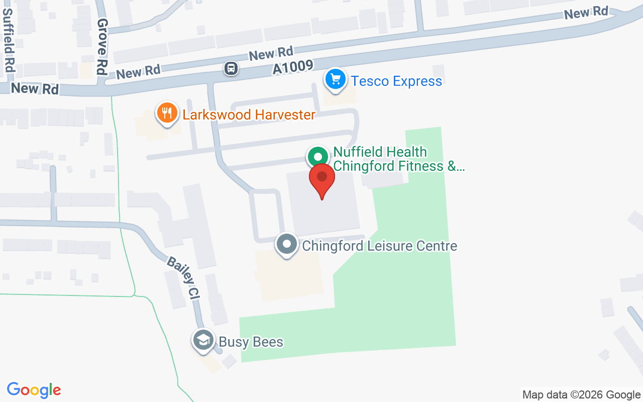 Map showing the location of I.D. Health and Beauty