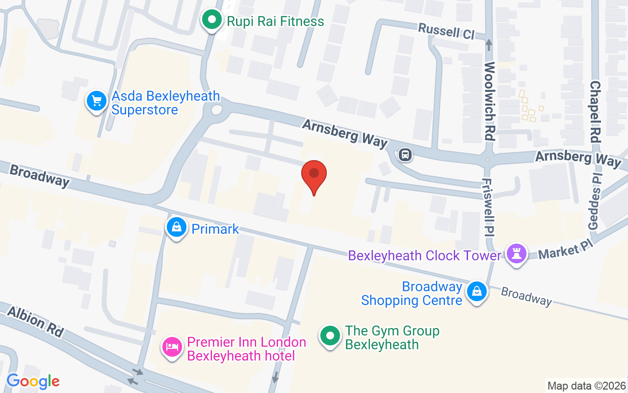 Map showing the location of Salon 108