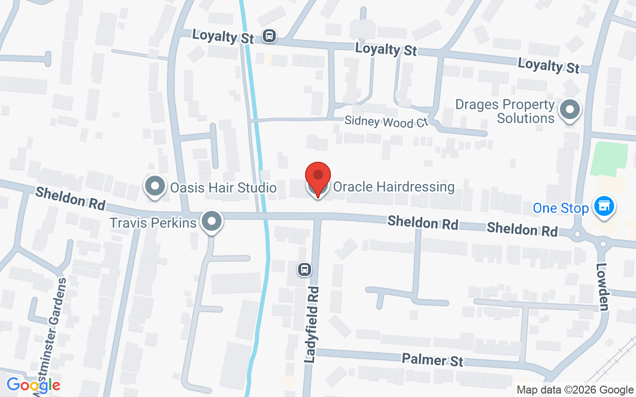 Map showing the location of Oracle Hair and Beauty