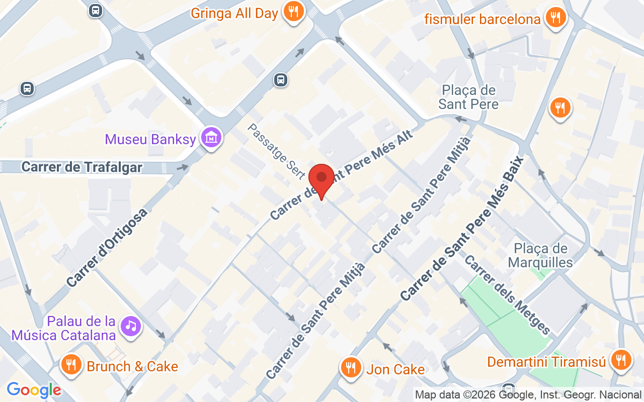 Map showing the location of Royal Oak Hair Salon
