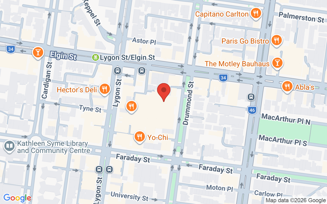 Map showing the location of Raw Element