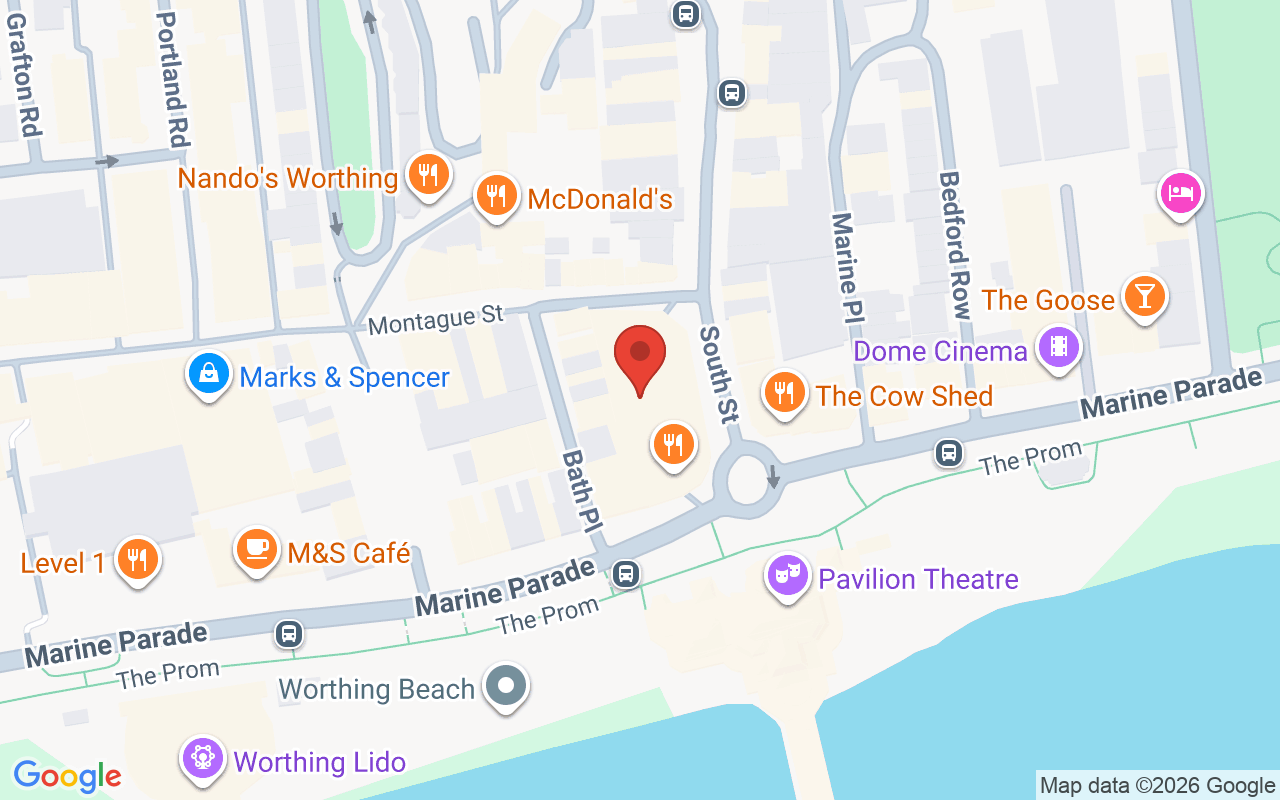 Map showing the location of Academy