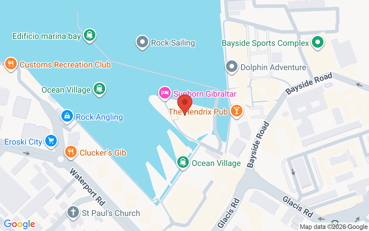 Map showing the location of Aphrodite Beauty Ocean Village