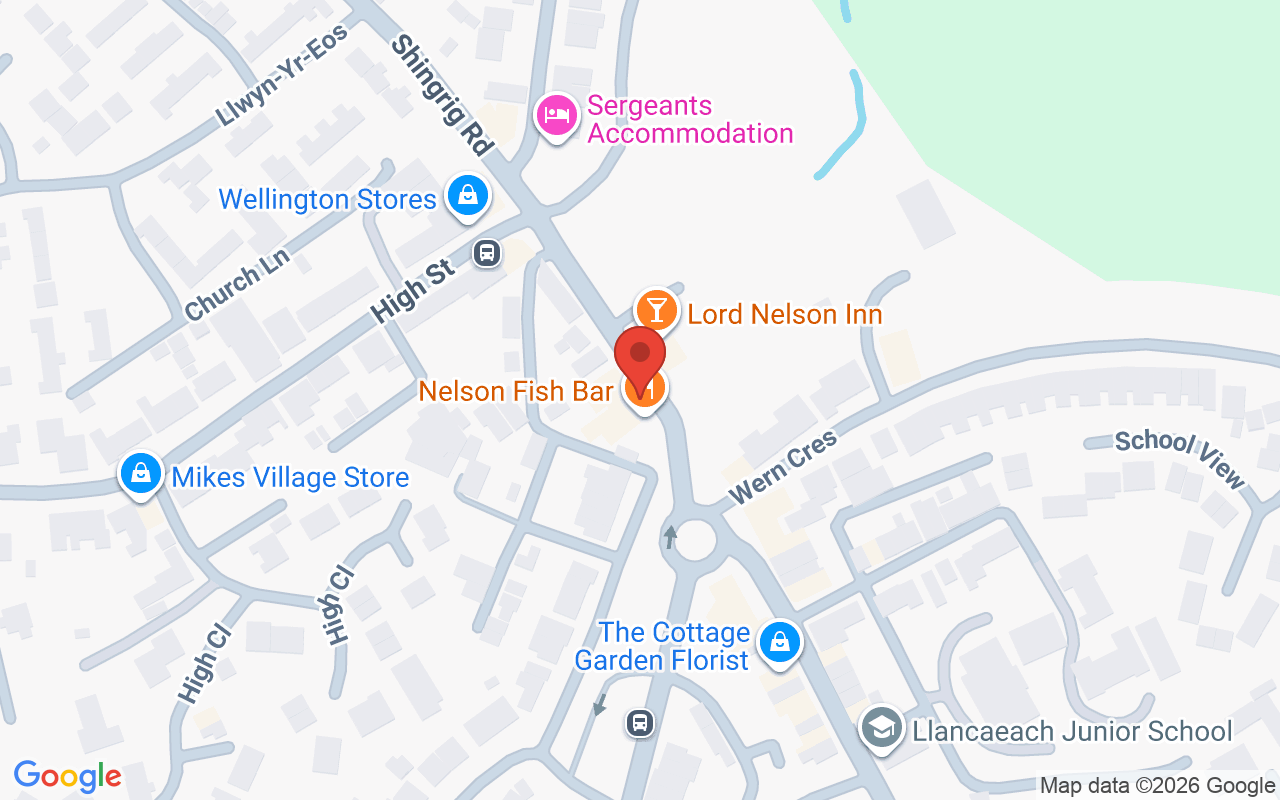 Map showing the location of Arista hair and beauty ltd