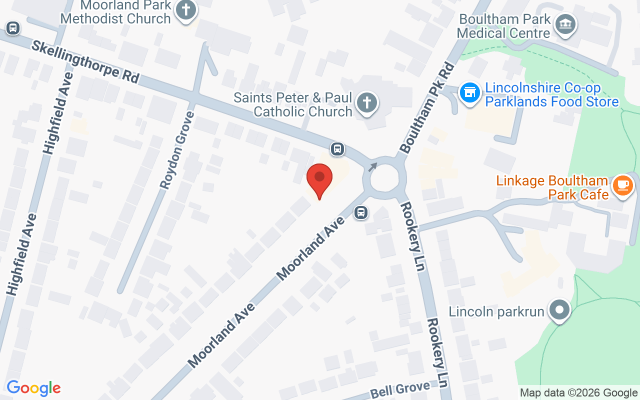 Map showing the location of At the Junxion Beauty