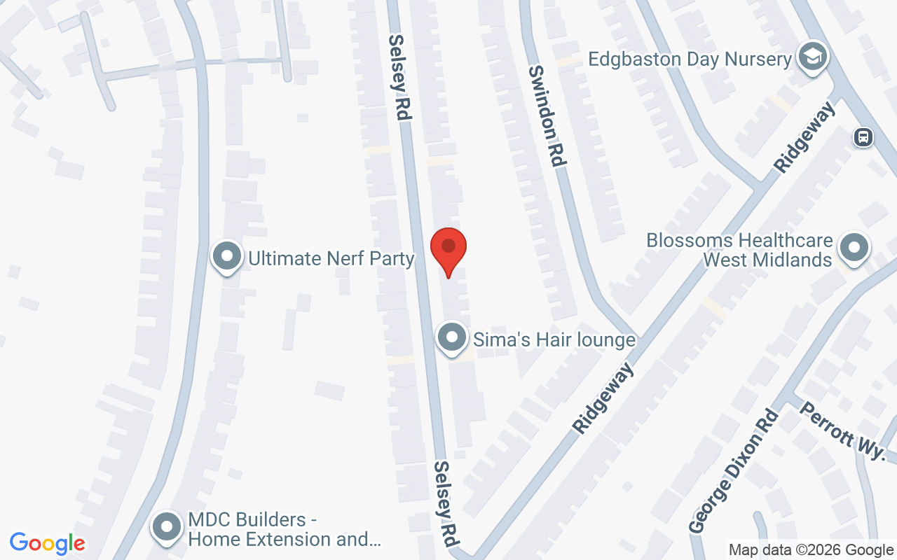 Map showing the location of Athena Hair & Beauty