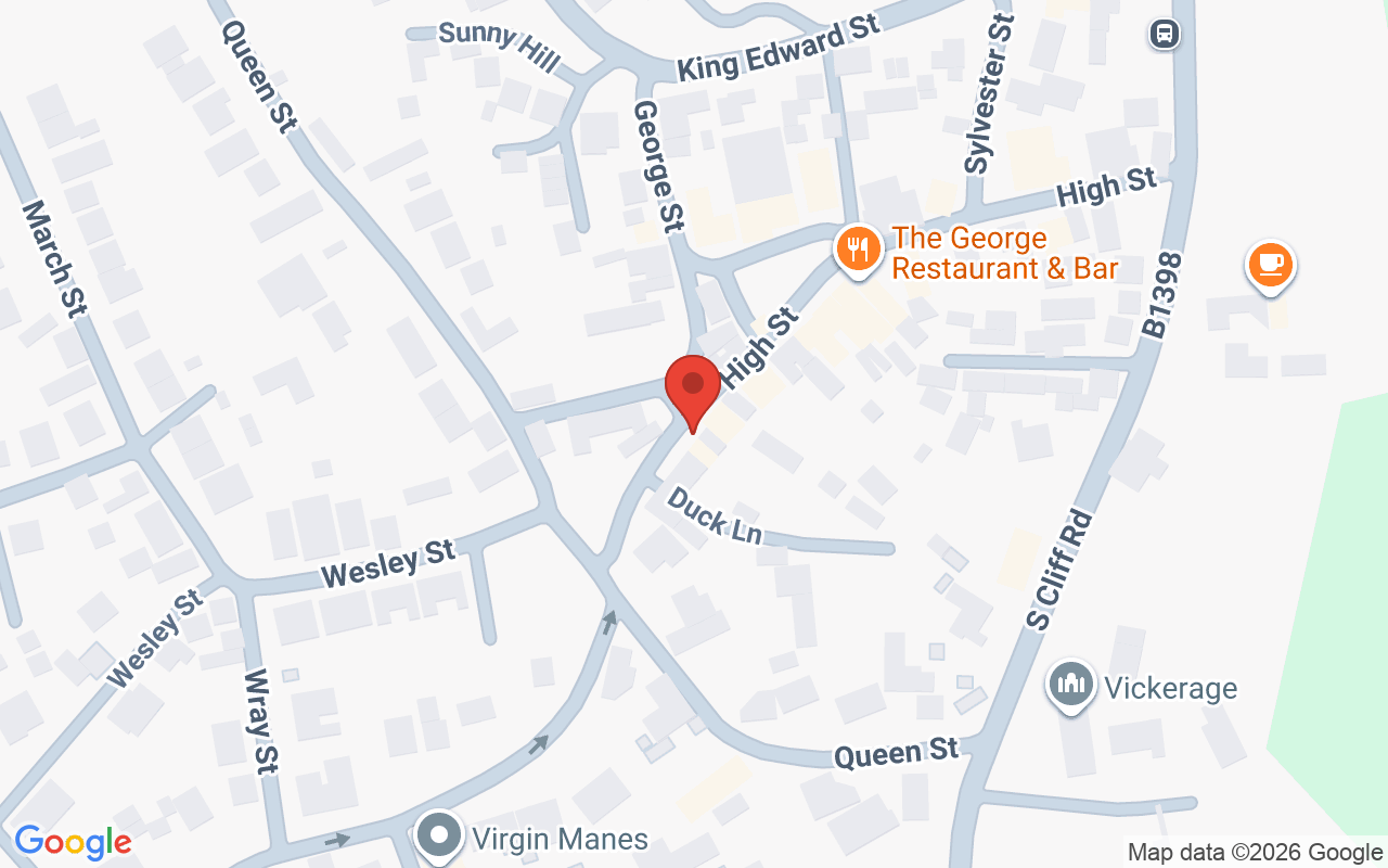 Map showing the location of Austin Hair Design Ltd