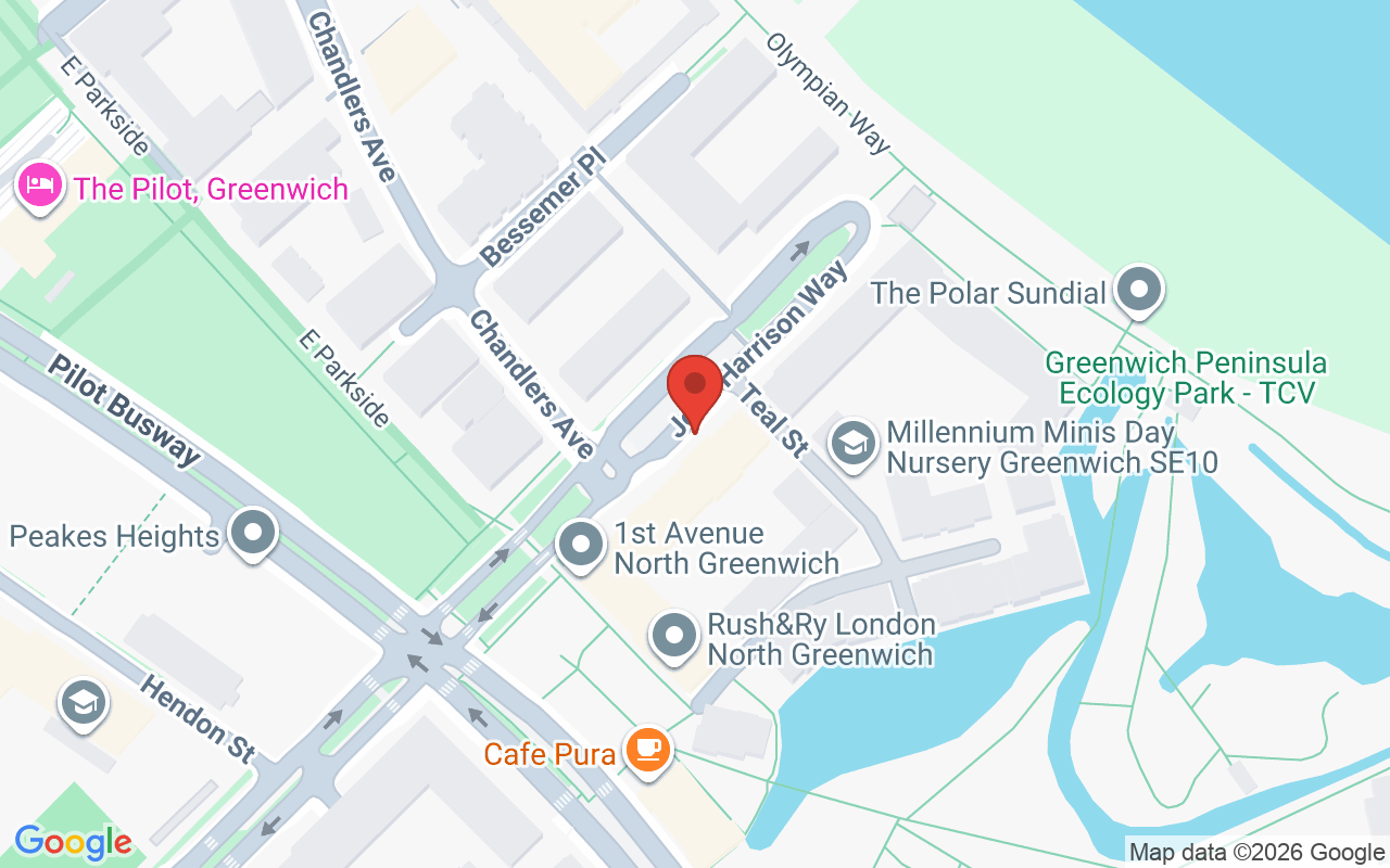Map showing the location of Bang Sha-Bang Wellness Hair
