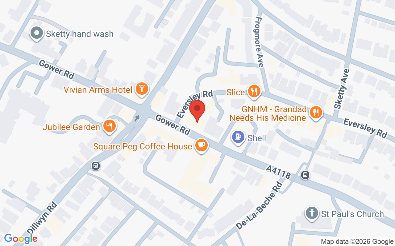 Map showing the location of Be…..Nails And Beauty