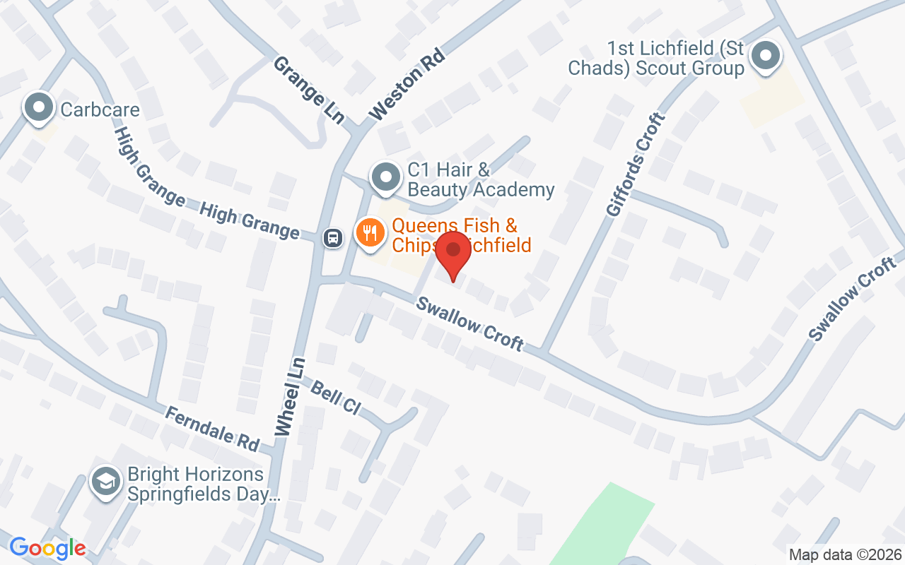 Map showing the location of Beauty Boutique