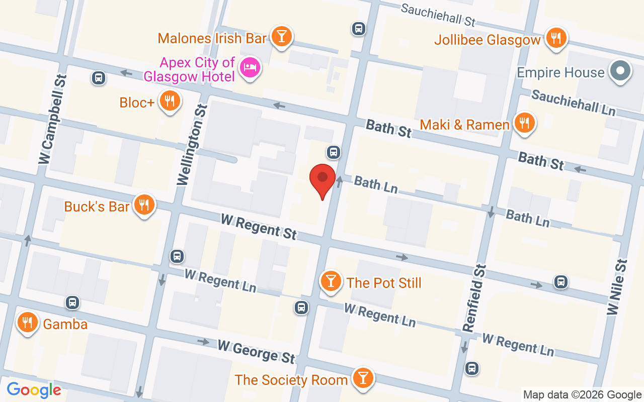 Map showing the location of Belle & Blackley