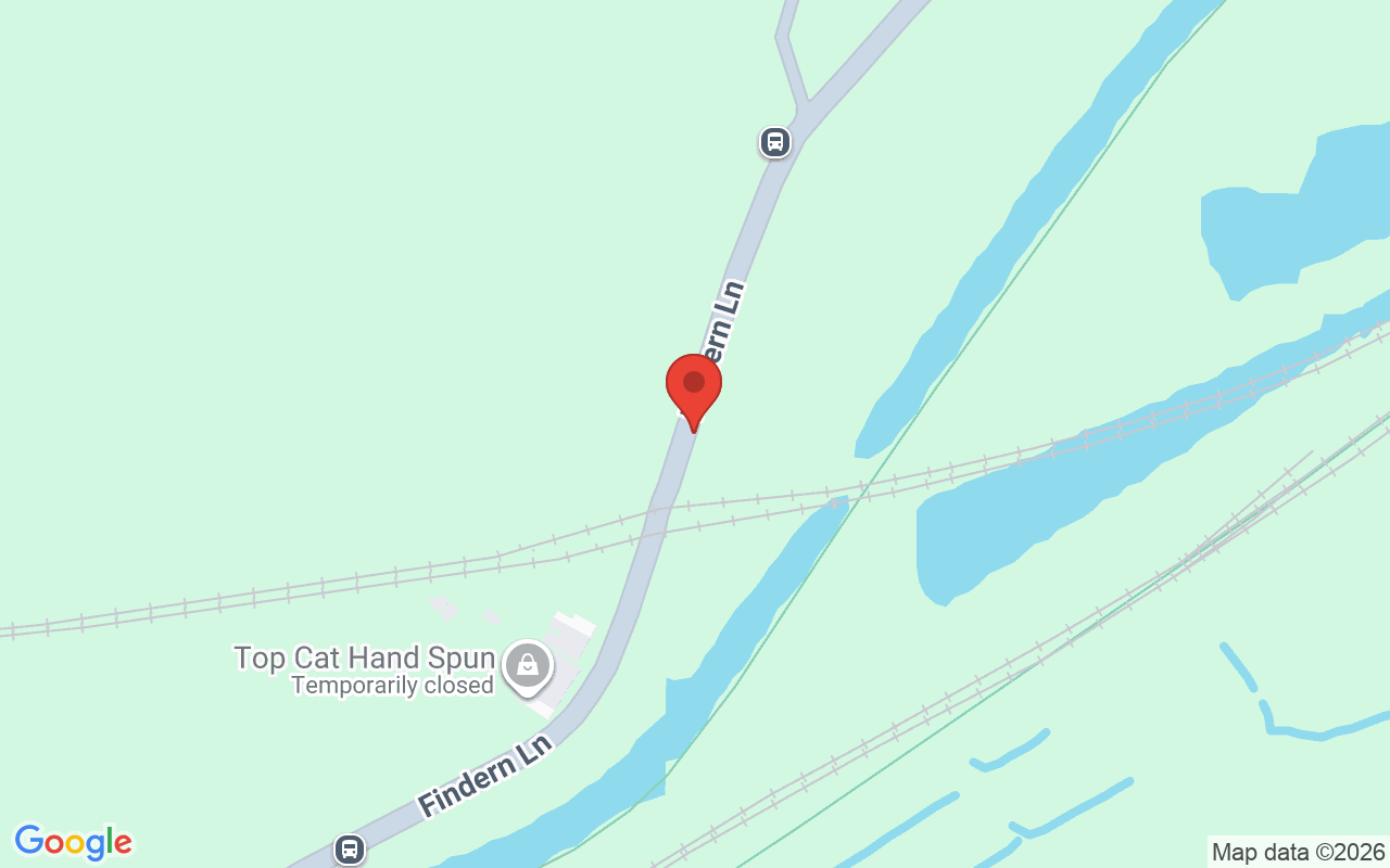 Map showing the location of Blue Bear Derby