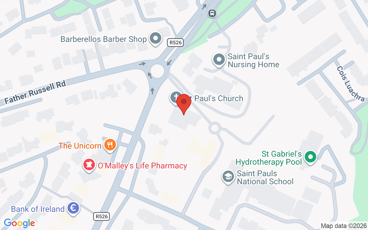 Map showing the location of Catherine Hickey Make-Up And Hair Studio