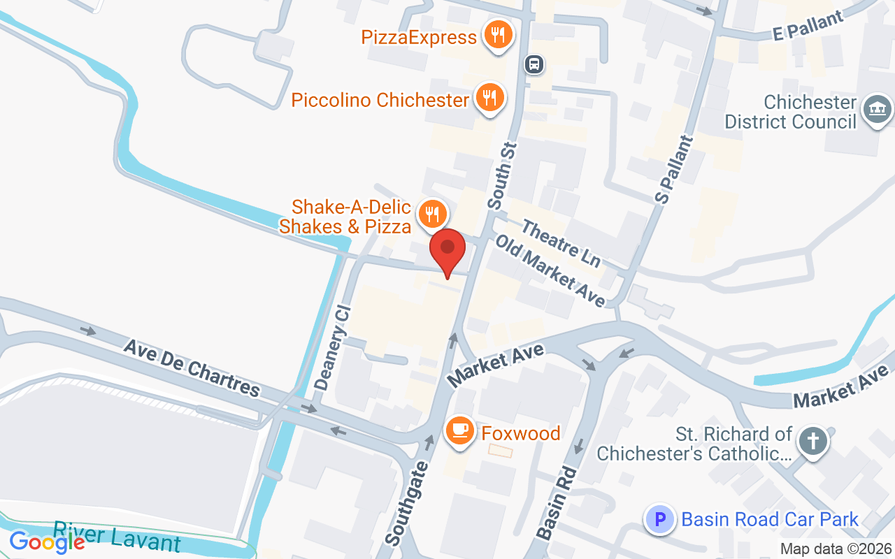 Map showing the location of Creations Hair & Beauty