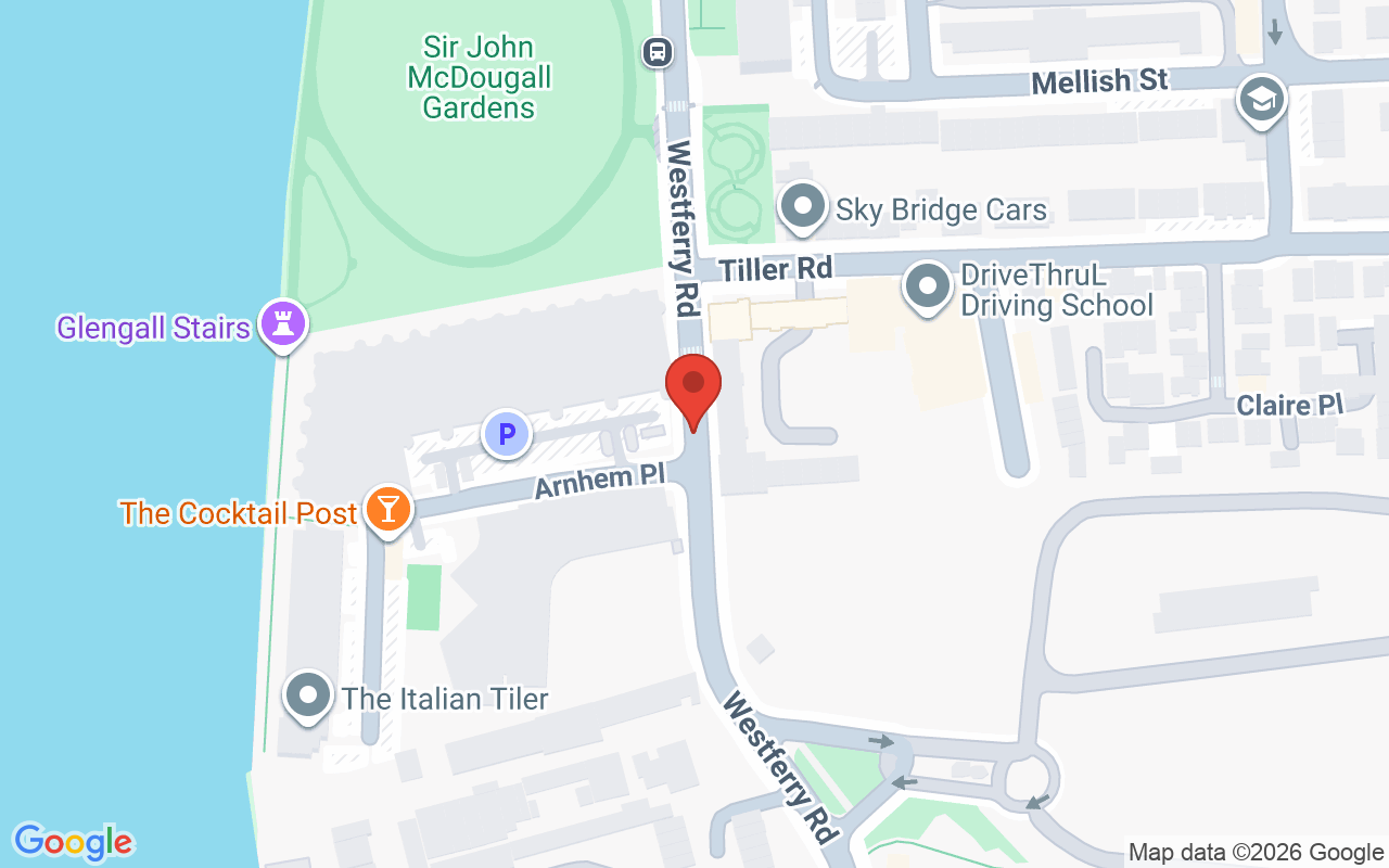 Map showing the location of Dastan Unisex Hair Salon