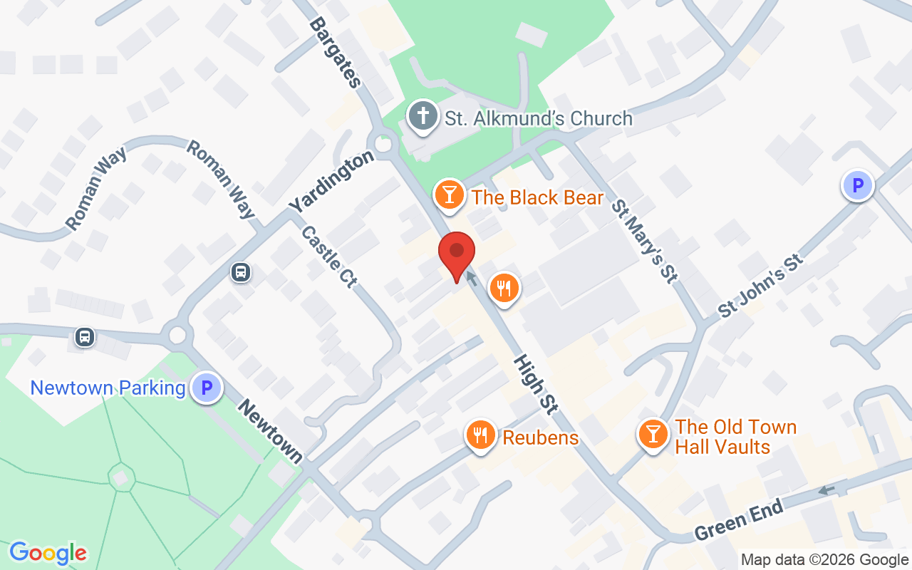 Map showing the location of Dawn Louise Professional Hair Salon