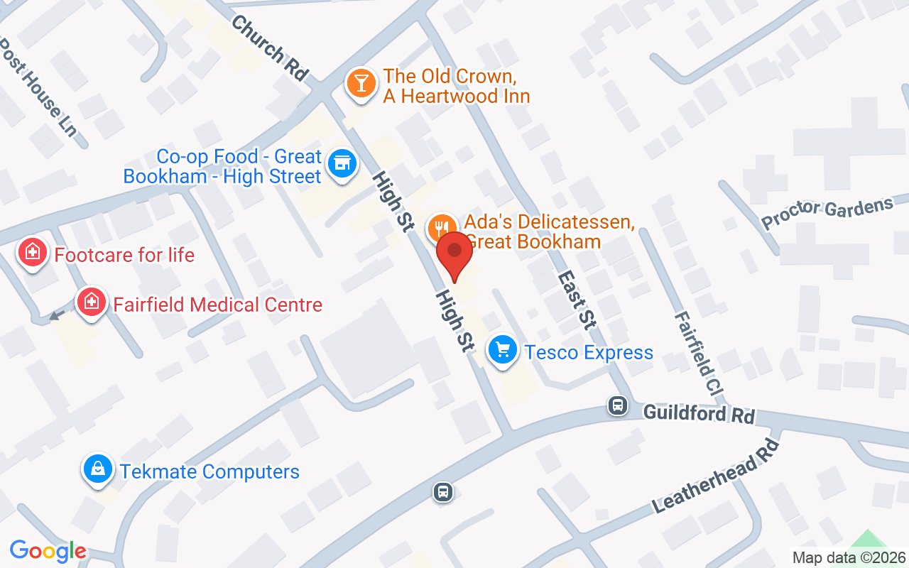 Map showing the location of DiCarlo’s