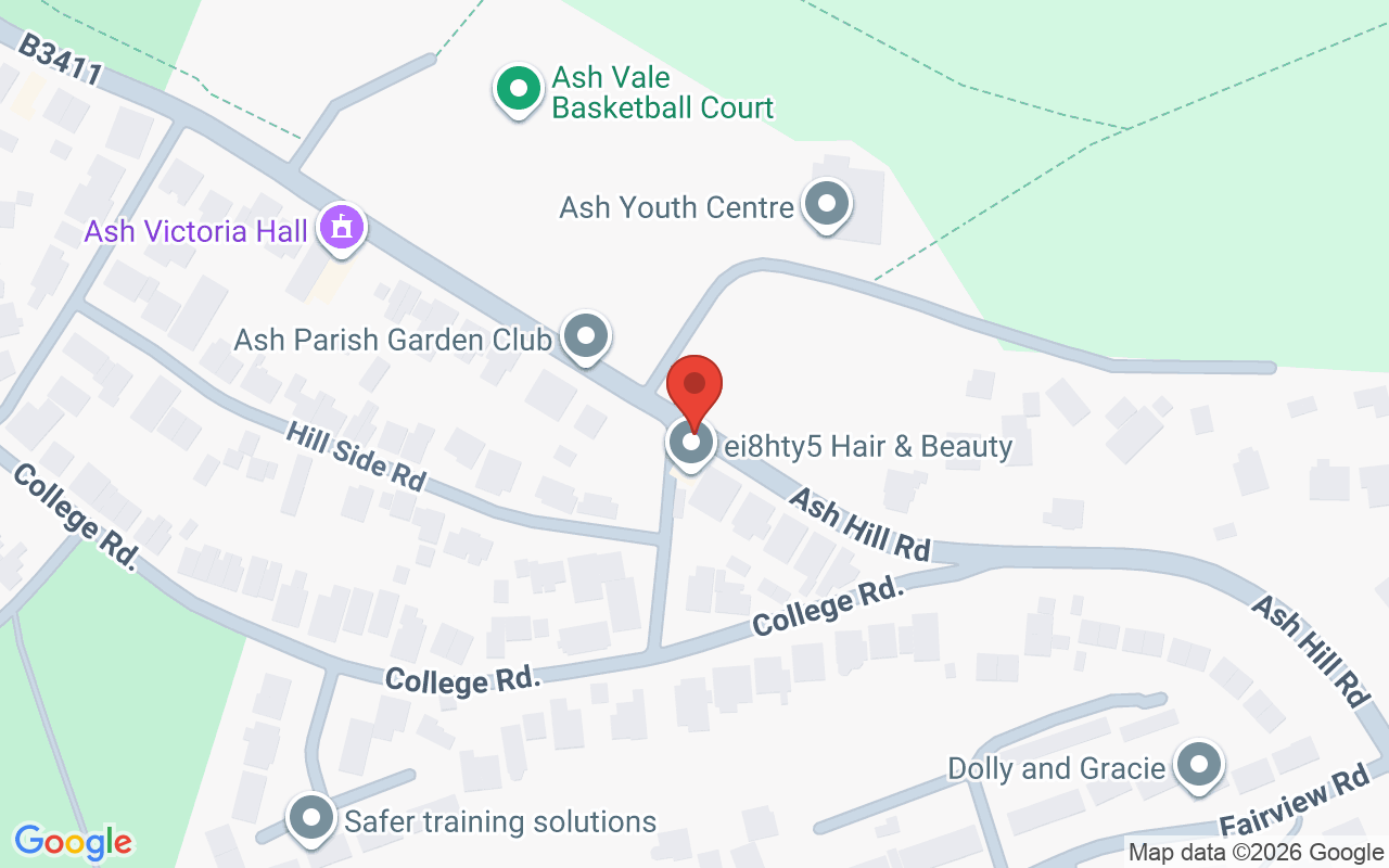 Map showing the location of Ei8hty5 Beauty