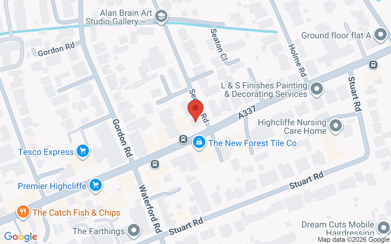 Map showing the location of Faith Hair Design