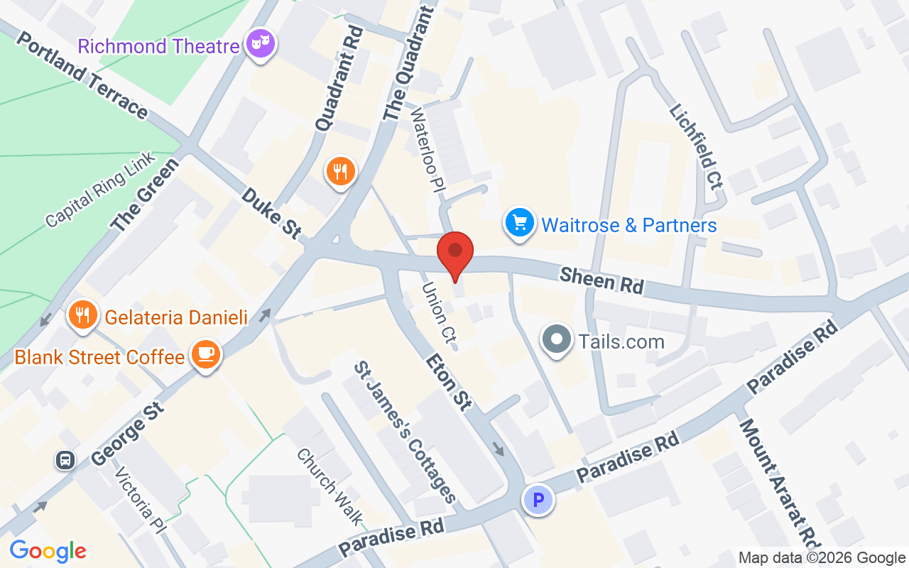 Map showing the location of Genco Male Grooming Richmond