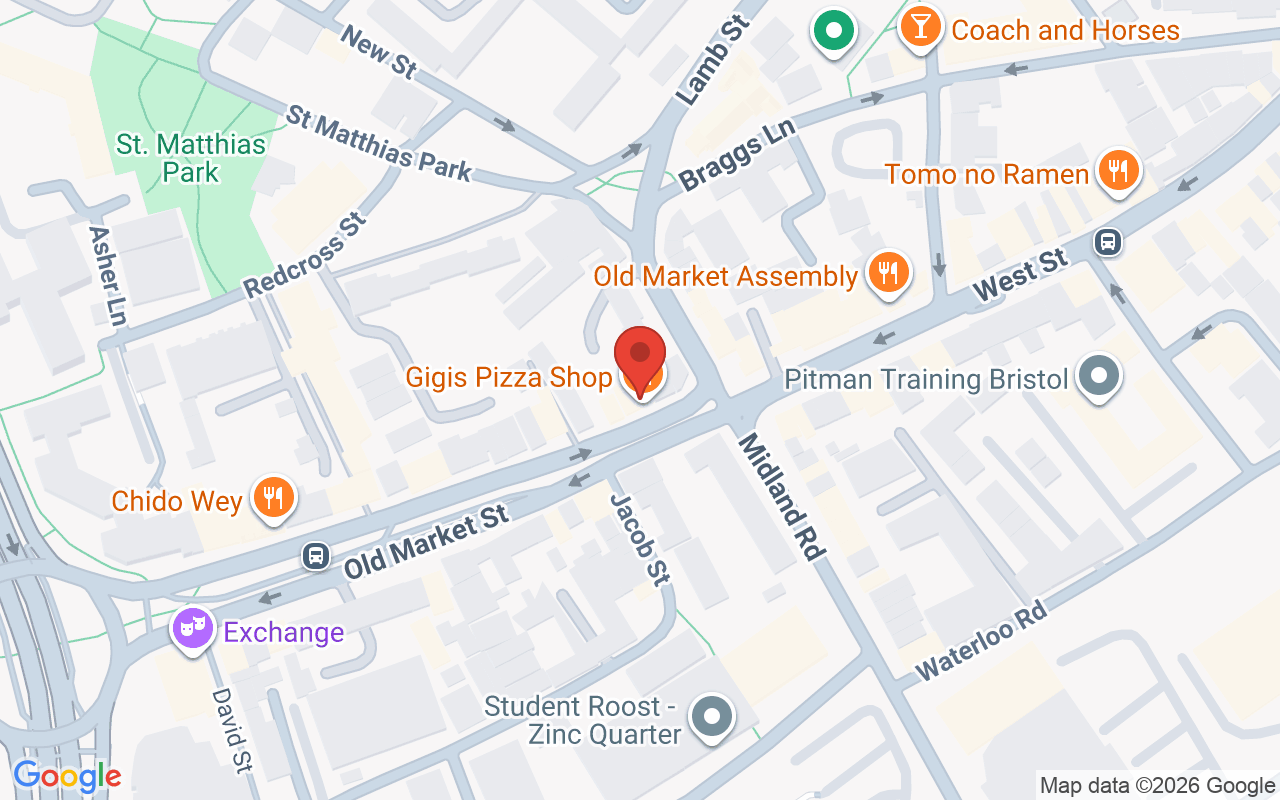 Map showing the location of Glitch Old Market
