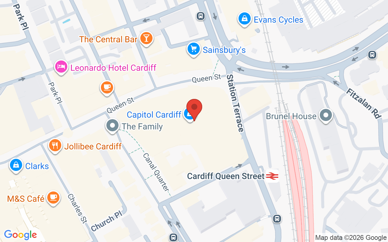 Map showing the location of Guy Christian Capitol Centre