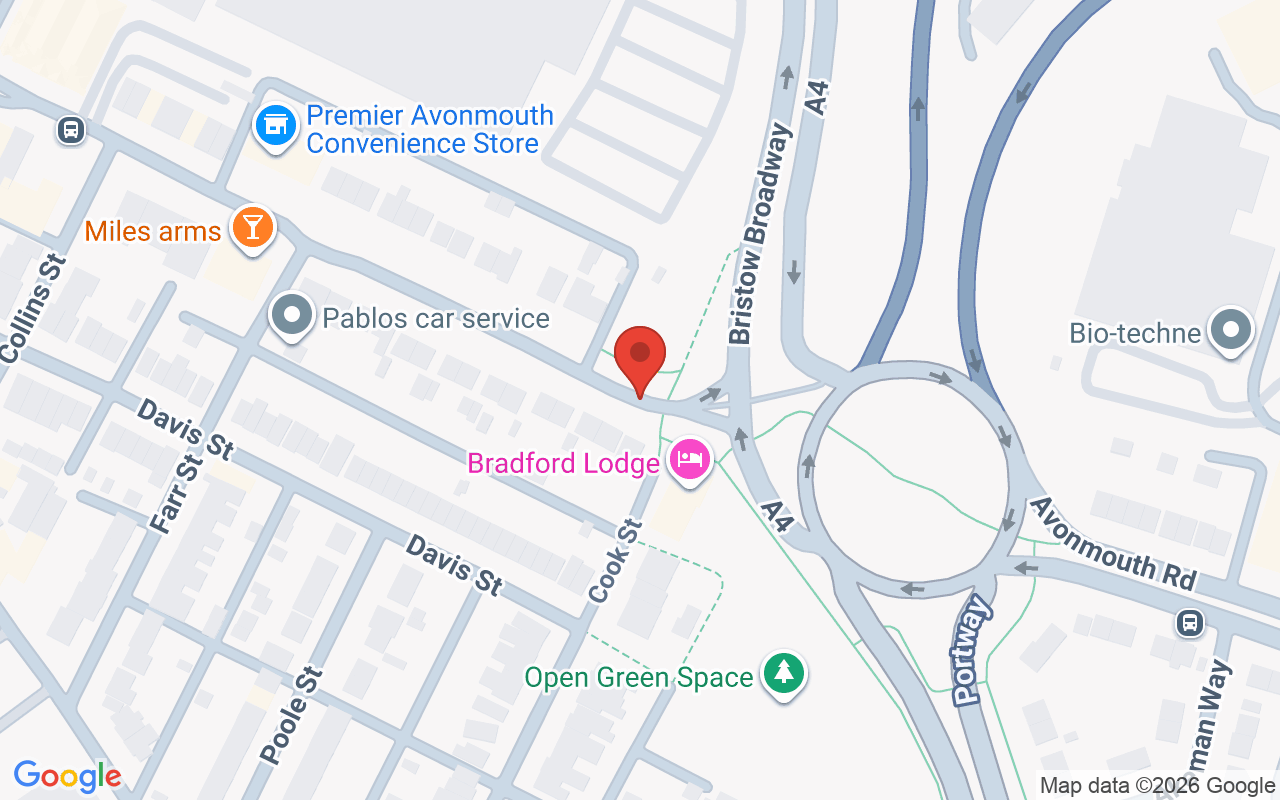 Map showing the location of Hair By Amy