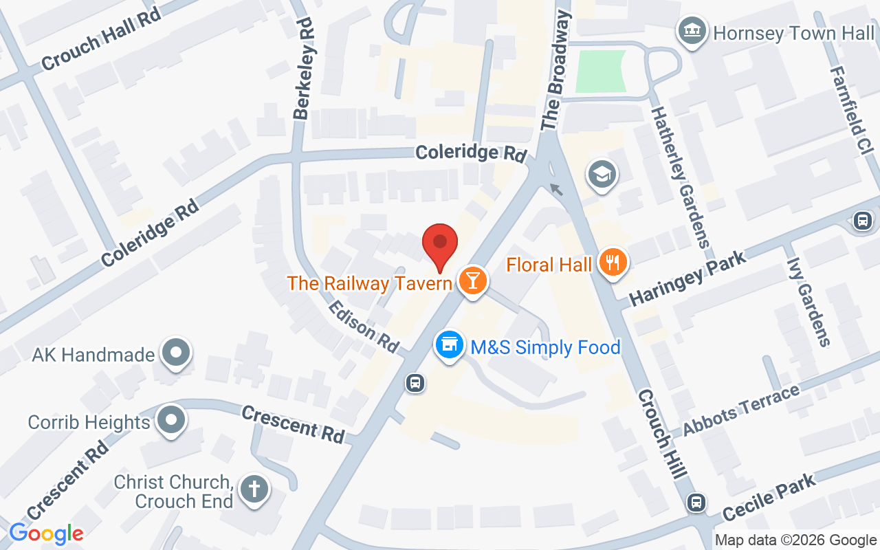 Map showing the location of Hair On The Hill