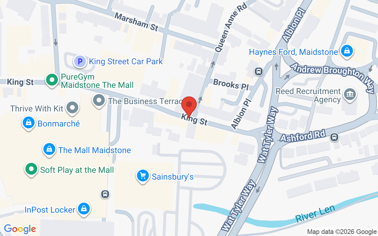 Map showing the location of Hair Professional
