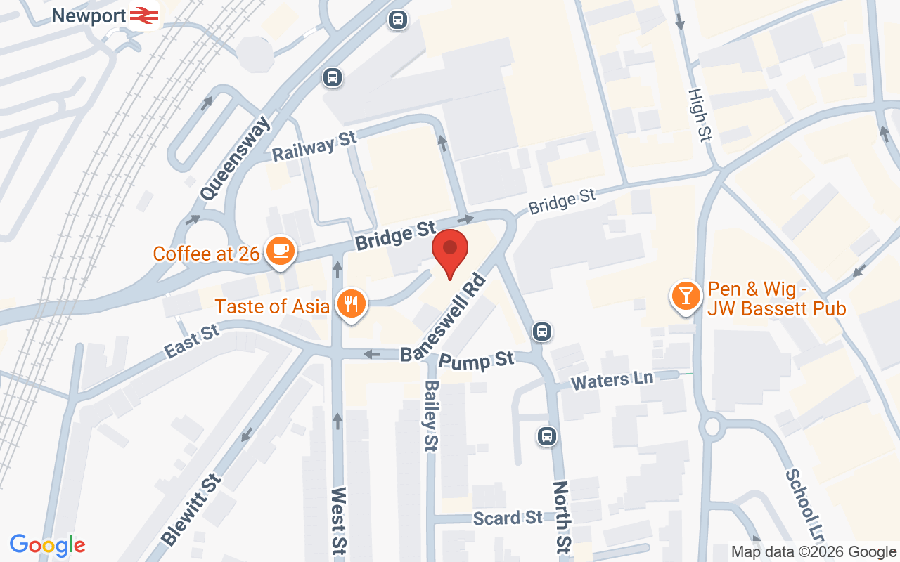 Map showing the location of Hairplay Hairdressing
