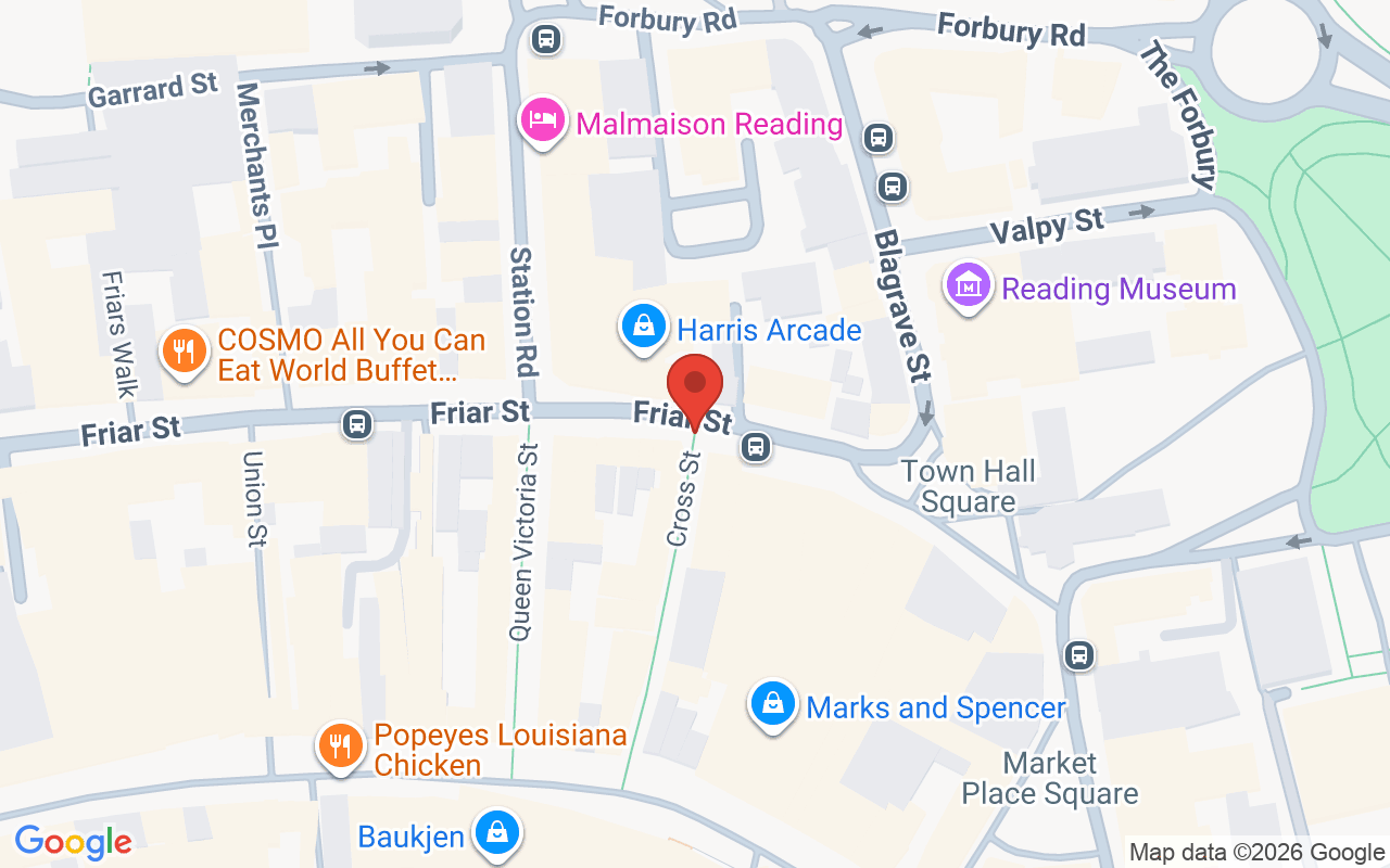 Map showing the location of Hobson & Quinn