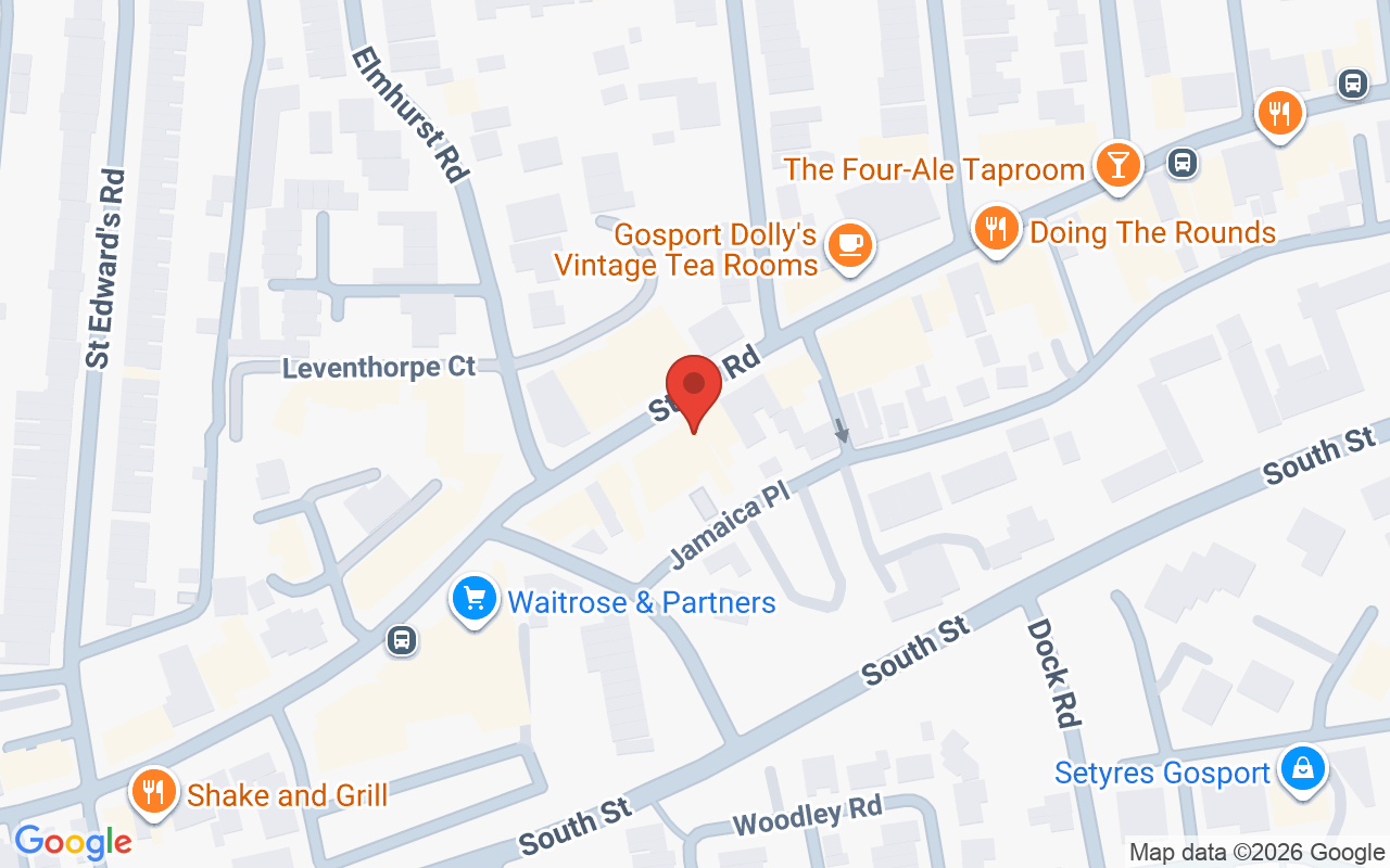 Map showing the location of House Of Hair And Beauty
