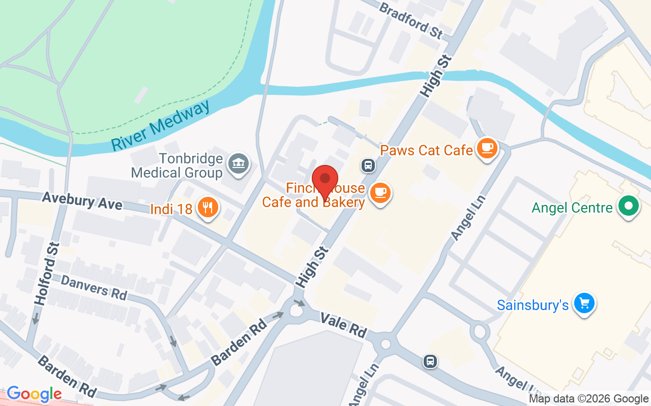 Map showing the location of Ian Dorrington Hair