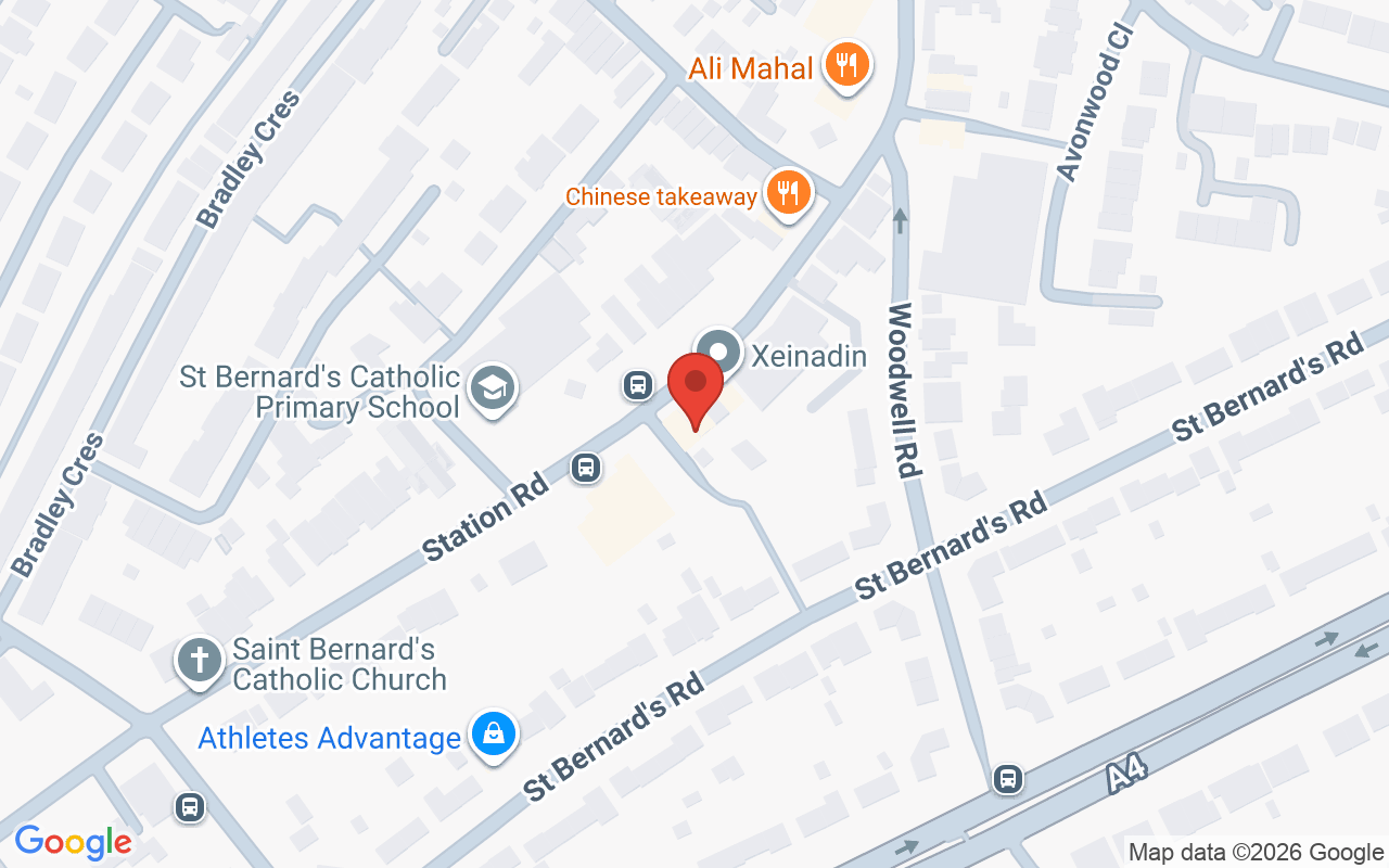 Map showing the location of Krazy Kids @ Pj’s