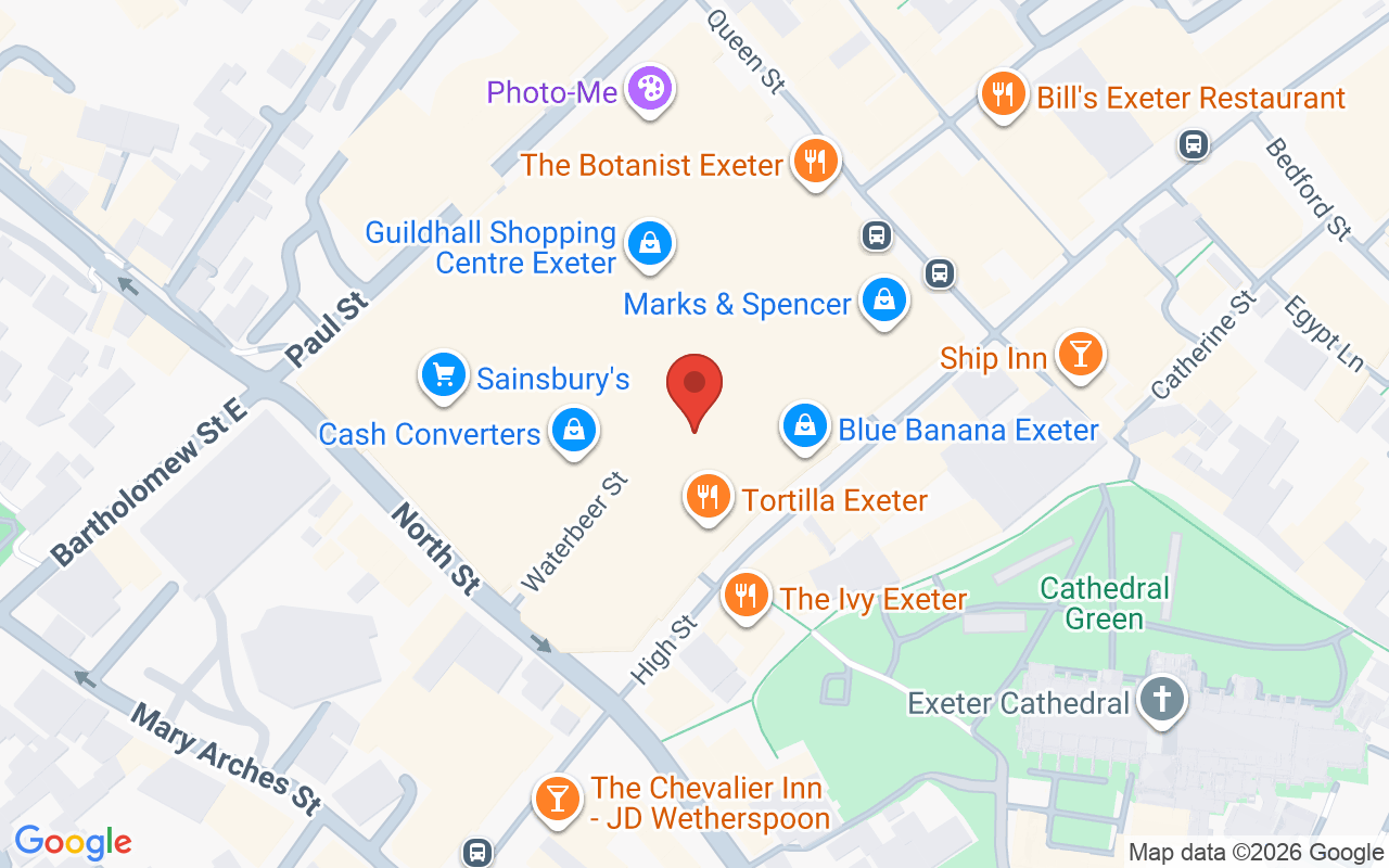 Map showing the location of Lee Filan Hairdressing