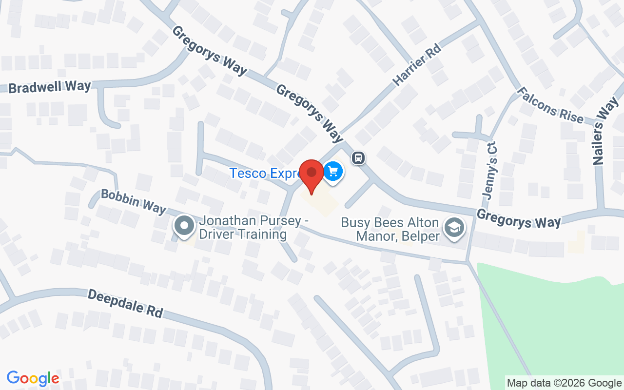 Map showing the location of Limes Hair Design