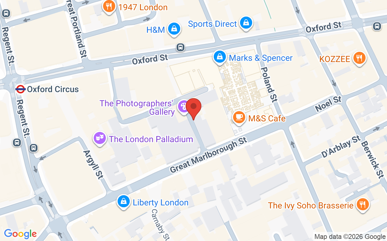 Map showing the location of London College Of Beauty
