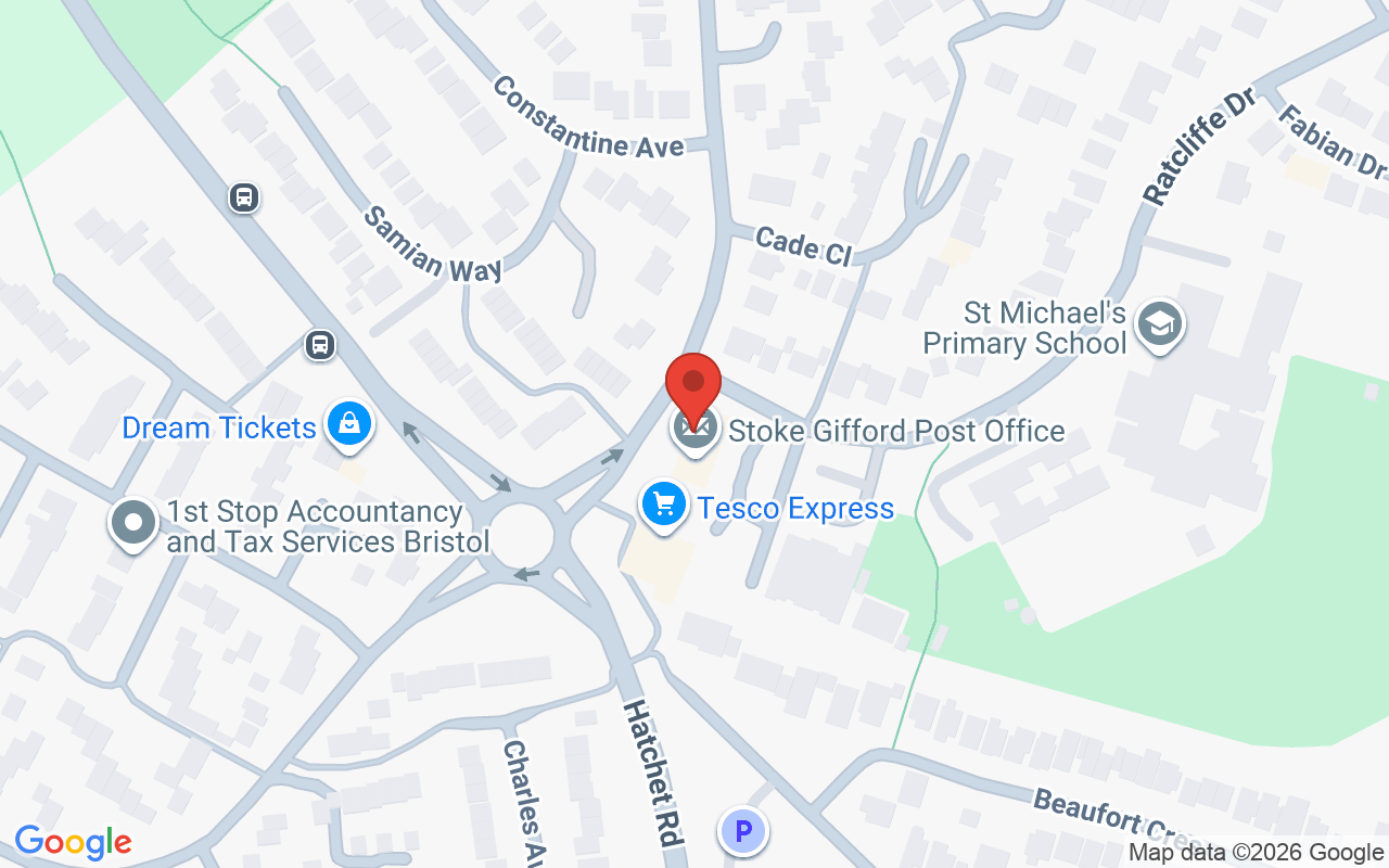 Map showing the location of Madison-Rae Hair Boutique