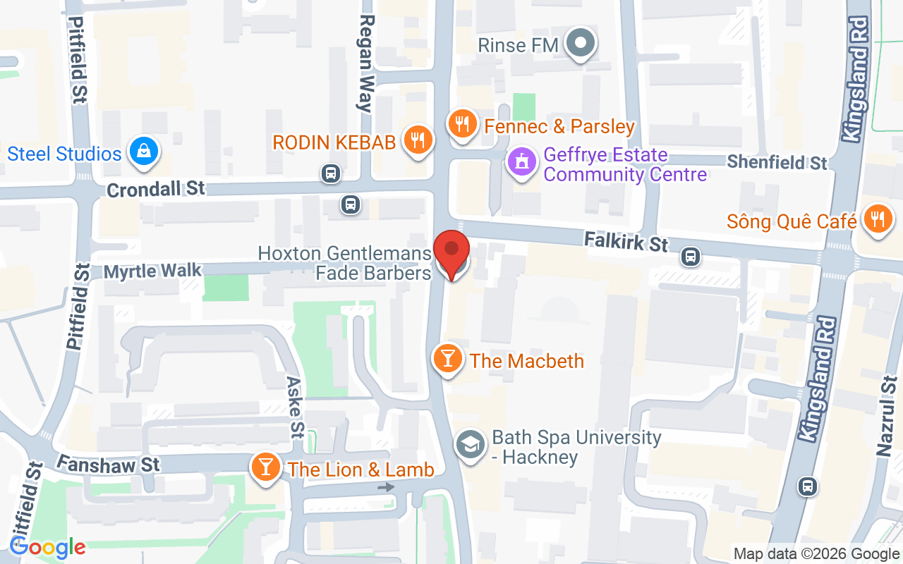 Map showing the location of Mansculine Male Grooming Club
