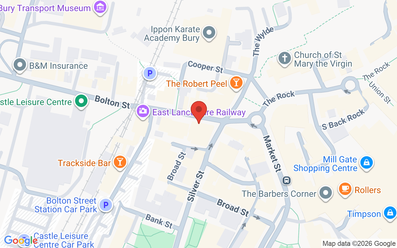 Map showing the location of Melissa Jane’s Hair