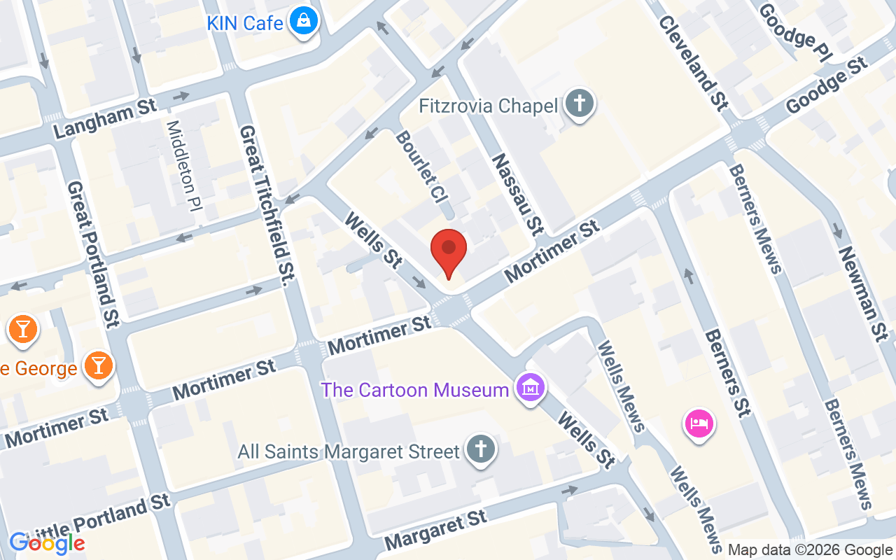 Map showing the location of Muse of London
