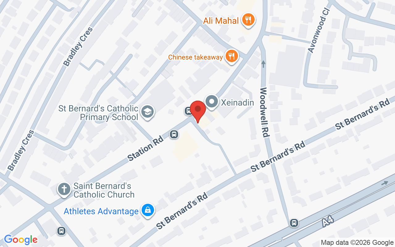 Map showing the location of PJS BARBER SHOP
