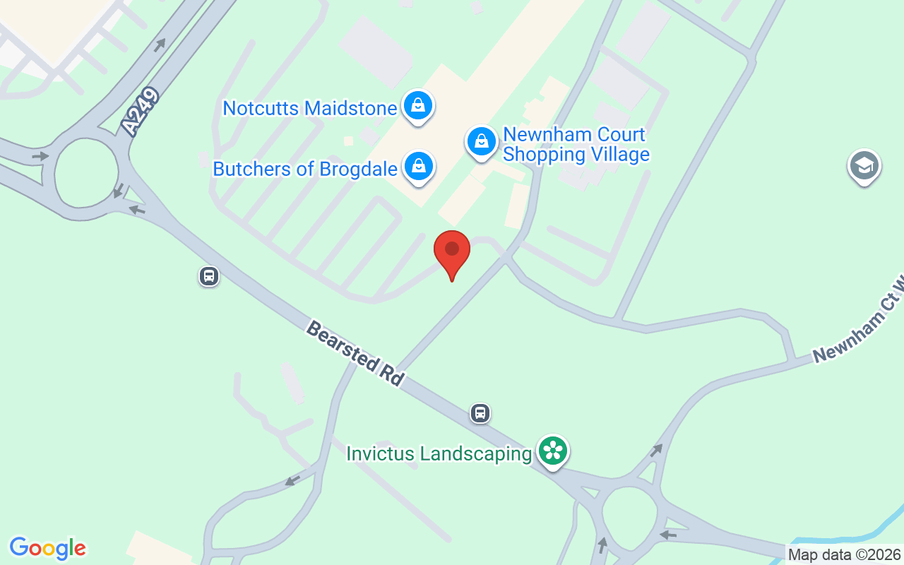 Map showing the location of Pure Beauty Essentials