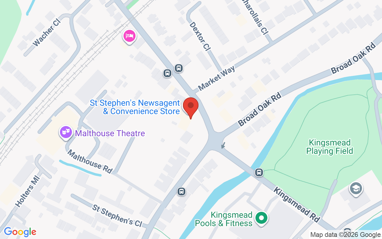 Map showing the location of Saints