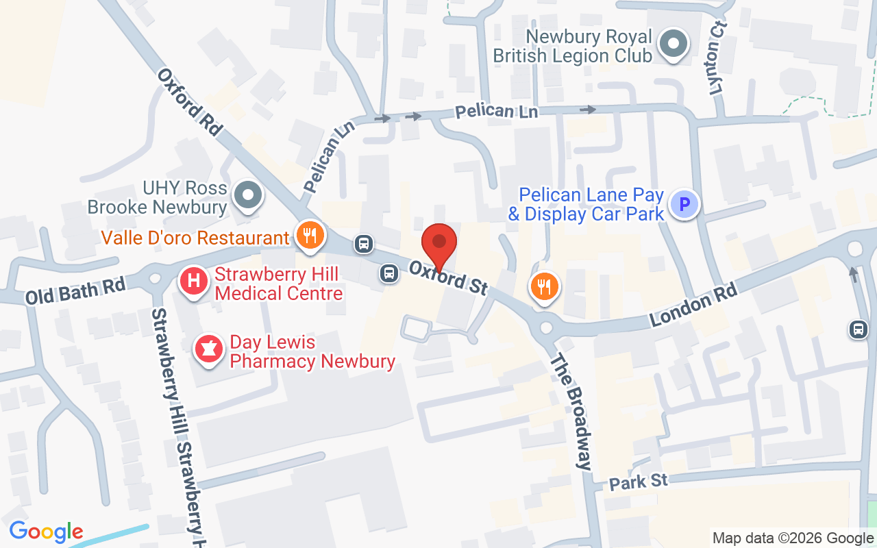 Map showing the location of Sarah Riggott