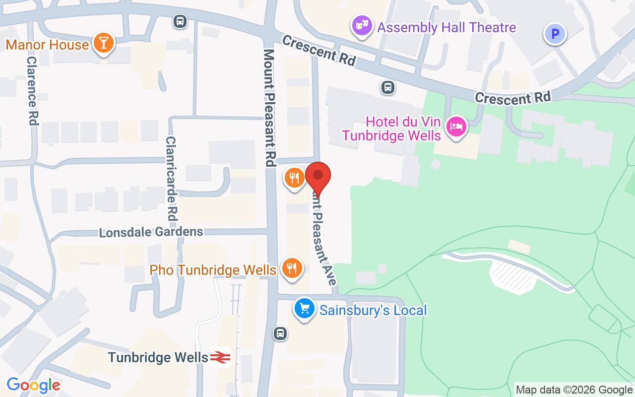 Map showing the location of Scissor Handz Maidstone