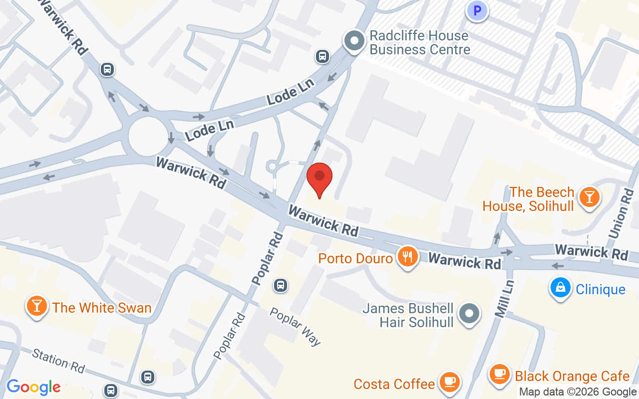 Map showing the location of Semilac UK